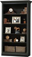 Oxford Antique Black 85" Center Bookcase from Howard Miller | Coleman ...