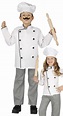 Chef Kids Fancy Dress Bake Off Head Cook Uniform Boys Girls Childrens ...