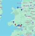 Wales - Google My Maps