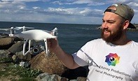 Adam Fitzroy's alarm-fitted drone is there to warn Tuncurry surfers ...