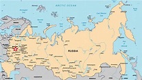 La posizione geografica di Mosca: le coordinate, la posizione sulla ...