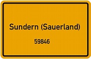 59846 Sundern (Sauerland) Straßenverzeichnis: Alle Straßen in 59846
