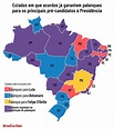 Mapa eleitoral dos estados: confira quem lidera as | Política