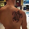 Polynesian Tribal a Turtle Tattoo. Sea turtles signify eternal love ...