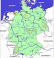 Deutschlandkarte Flüsse - Acuraa