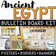 Ancient Egypt Bulletin Board Kit Egypt Posters Borders Banners Timeline ...