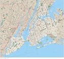 New York City Karte - Detaillierte Karte von New York City (New York - USA)