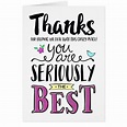 Co-worker Thanks, You are SERIOUSLY the best! | Zazzle | Thank you ...