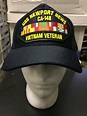 #03-1/3 Special REDESIGNED "Vietnam Veteran" Navy Ball Cap With Combat ...