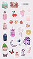 Preppy Stickers, Cute Laptop Stickers, Phone Stickers, Anime Stickers ...