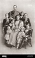 Kaiser Wilhelm II with his wife Augusta Victoria and their family ...