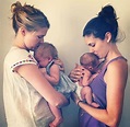 Sarah Wright Olsen and her daughter Esme, along with her sister in-law ...