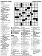 free printable general knowledge crossword puzzles printable - free ...