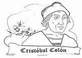 Cristóbal Colón dibujos color - Colorear dibujos infantiles