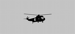 SH-3 Sea King Helicopter Silhouette Vinyl Decal - Etsy UK