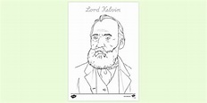 FREE! - William Thomson, Lord Kelvin Colouring Sheet