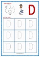 letter d worksheets for preschool and kindergarten free printable ...