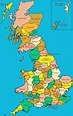 England Map Of Counties - TravelsFinders.Com