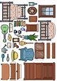 Pin by хтото on Детские поделки | Paper doll house, Paper doll template ...