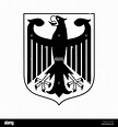 Escudo de Alemania, icono de estilo sencillo Imagen Vector de stock - Alamy
