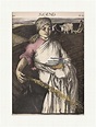 Kunstdruck Titelseite der Nummer 13 von 1904 Marie Schnür Bäuerin Ochse ...