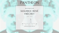 Maurice René Fréchet Biography - French mathematician | Pantheon