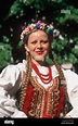 Chica con trajes típicos. Cracovia. Polonia Fotografía de stock - Alamy