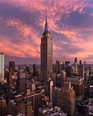 sunset in new york | Fondo de pantalla de nueva york, Ciudad estética ...