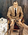 Portrait of H. H. Thyssen-Bornemisza (Man in a Chair): Lucian Freud ...