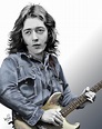 Rory Gallagher Caricature – Paul King Artwerks