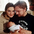 Kate Winslet and her first husband Jim Threapleton pose with their ...