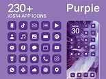 Widgets Purple Icon Packs Homescreen Icon Wallpapers iPhone Icons 400 ...
