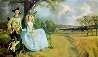 Mr and Mrs Andrews by Thomas Gainsborough (circa 1750) National Gallery ...