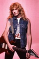 A very young Dave Mustaine of the heavy metal band Megadeth. Metallica ...