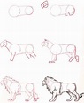 How To Draw Easy Animals Step By Step Image Guide | Animal drawings ...