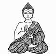 Decorative Buddha Sketch 468328 Vector Art at Vecteezy