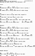 Song lyrics with guitar chords for Summer Wine - Nancy Sinatra & Lee ...