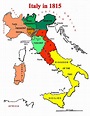 1861 Italian Unification : After revolts against Austrian rule in N ...