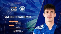 Vladimir Sychevoy is the best Player of October 2022 | RPL 2022/23 ...