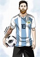 Como Dibujar A Messi - Dibujo De Messi Steemkr