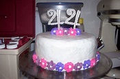 44Th Birthday Cake - CakeCentral.com