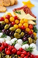 Christmas Antipasto Platter - Easy Appetizer Idea for Christmas!