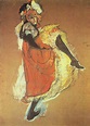 Jane Avril Dancing - Henri de Toulouse-Lautrec - WikiArt.org ...
