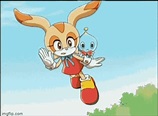 Cream The Rabbit Sonic X GIF - Cream The Rabbit Sonic X Flying ...