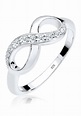DIAMORE Ring »Infinity Symbol Diamant 0.18 ct. 925 Silber« online ...