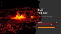 Volcano Slides Template