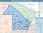 Mapa político de la Provincia del Chaco | Gifex