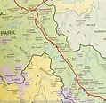Banff National Park Map - Tourist Map
