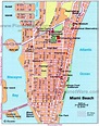 Miami Beach Map | Map of florida, Map of florida beaches, Map of miami ...