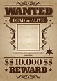 Wanted Photo Template